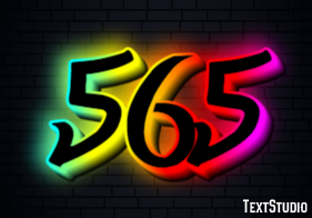 565 Tekst Effect