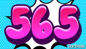 565 Efecto de Texto