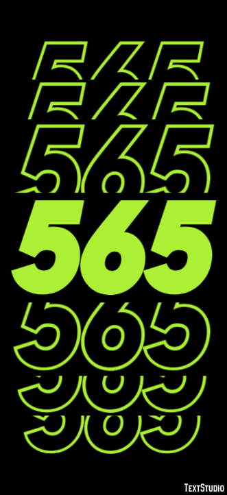 565 Efecto de Texto
