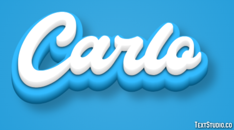 Carlo Texteffekt