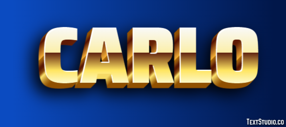 Carlo Texteffekt
