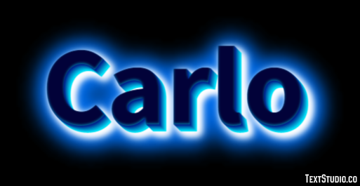 Carlo Text Effect