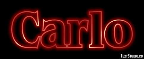 Carlo Texteffekt