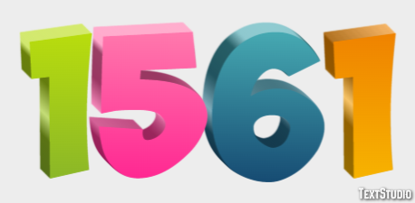 1561 Text Effect