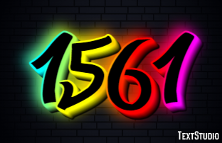 1561 Text Effect