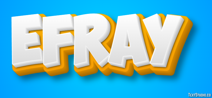 Efray Texteffekt