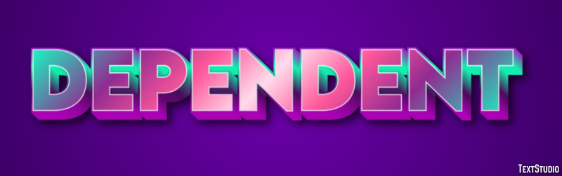 Dependent Text Effect