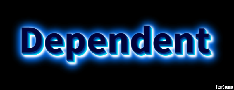 Dependent Text Effect