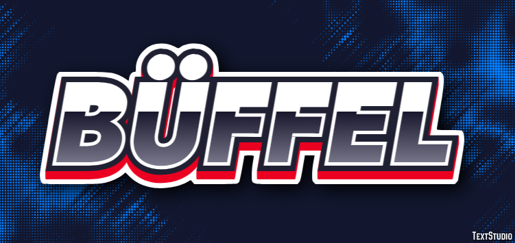 Büffel Эффект текста