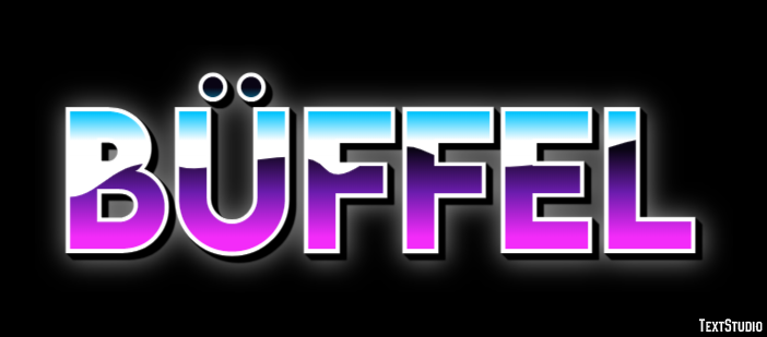 Büffel Tekst Effect