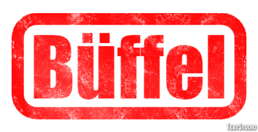 Büffel Эффект текста