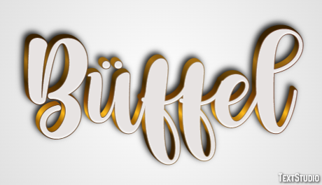 Büffel Text Effect