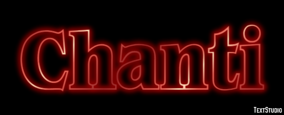 Chanti Tekst Effect