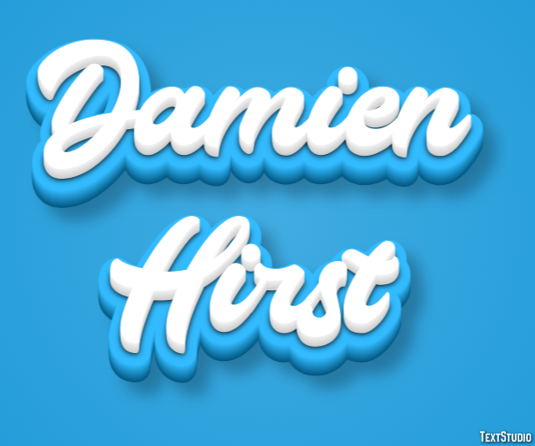 Damien Hirst Text Effect