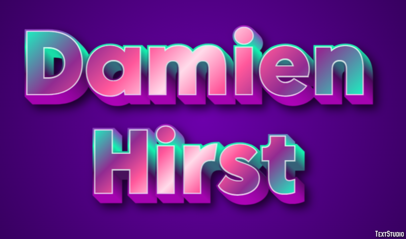 Damien Hirst Text Effect