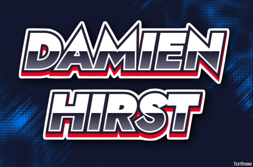 Damien Hirst Text Effect