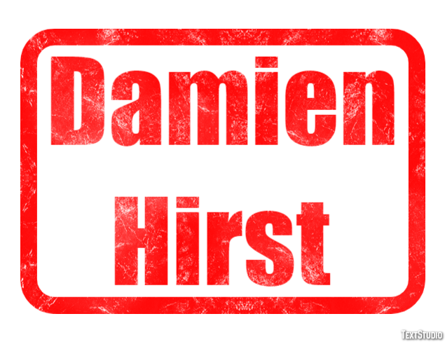Damien Hirst Text Effect