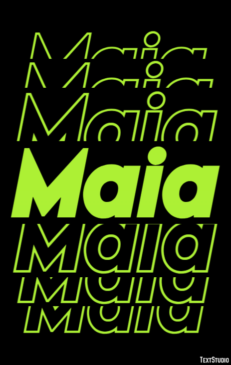 Maia Efekt tekstowy