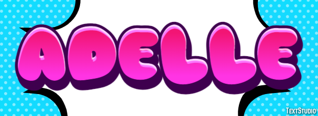 Adelle Text effect
