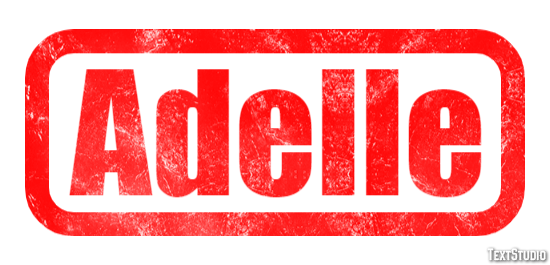 Adelle Text effect