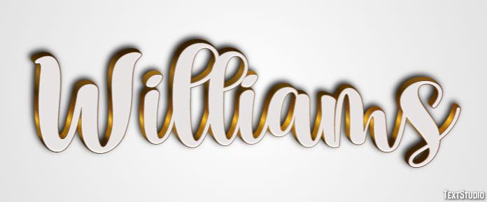 Williams Text Effect