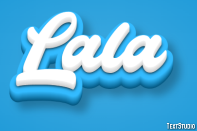 Lala Efeito de texto