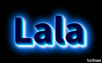Lala Efeito de texto