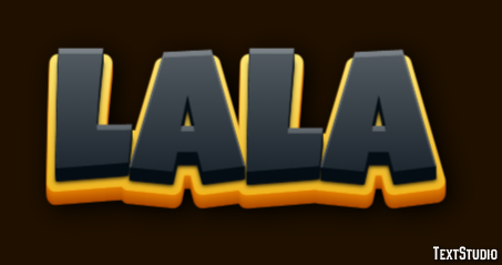 Lala Text effect