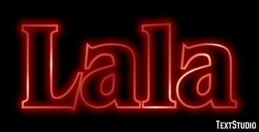Lala Efeito de texto