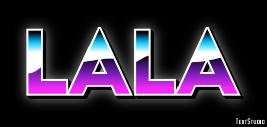 Lala Efeito de texto