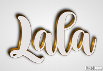 Lala Efeito de texto