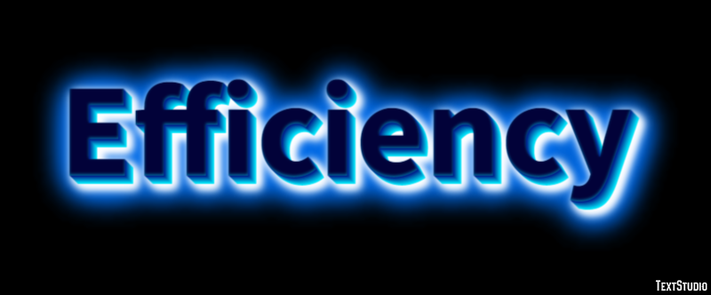 Efficiency Metin Efekti