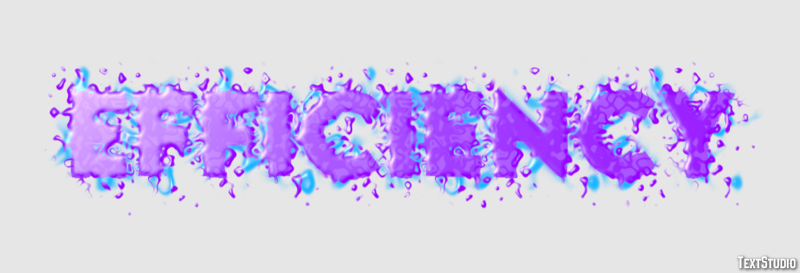 Efficiency Efecto de Texto