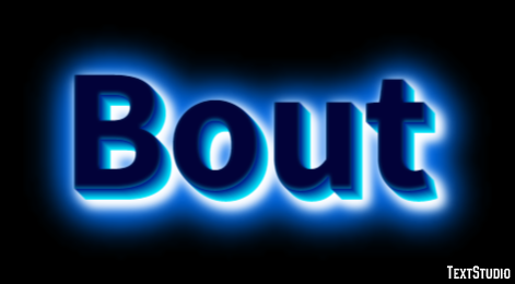 Bout Text Effect