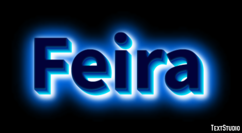 Feira Efeito de texto