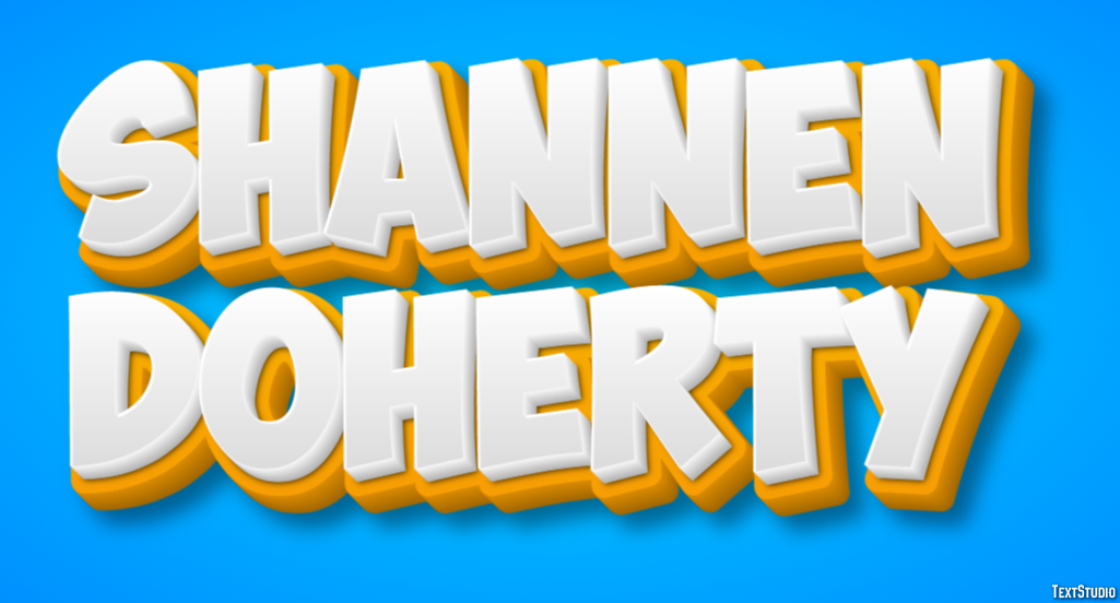 Shannen Doherty Texteffekt