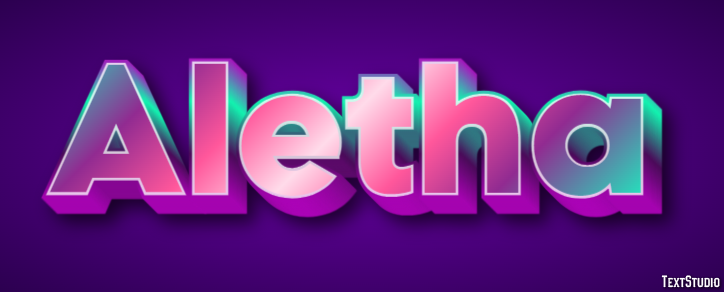 Aletha Text Effect