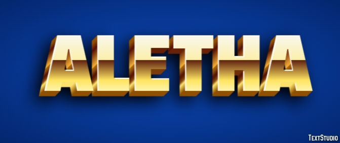 Aletha Text Effect