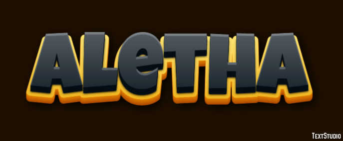 Aletha Text Effect