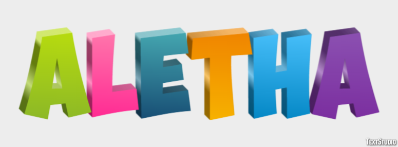 Aletha Text Effect