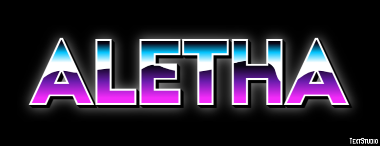 Aletha Texteffekt