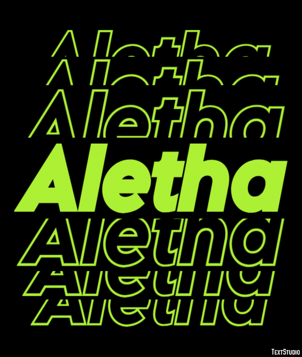 Aletha Effetto testo