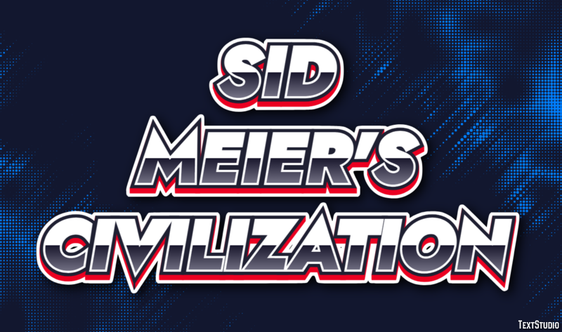 Sid Meier's Civilization Effet de Texte