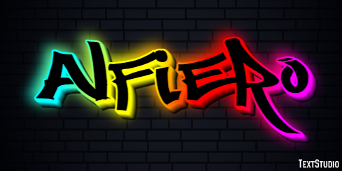 Alfiero Tekst effect