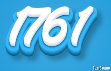 1761 Text Effect
