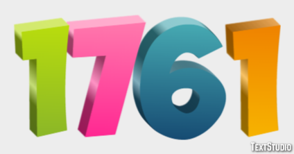 1761 Text Effect