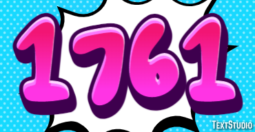 1761 Text Effect