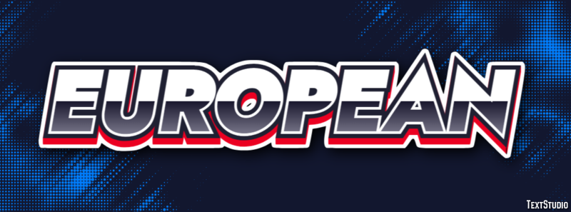 European Text Effect