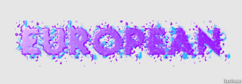 European Text Effect