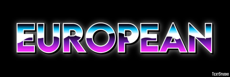 European Text Effect